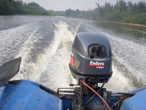 Лодочный мотор YAMAHA 40XWL 2х-тактный