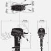 Лодочный мотор TOHATSU M18E2S 2х-тактный