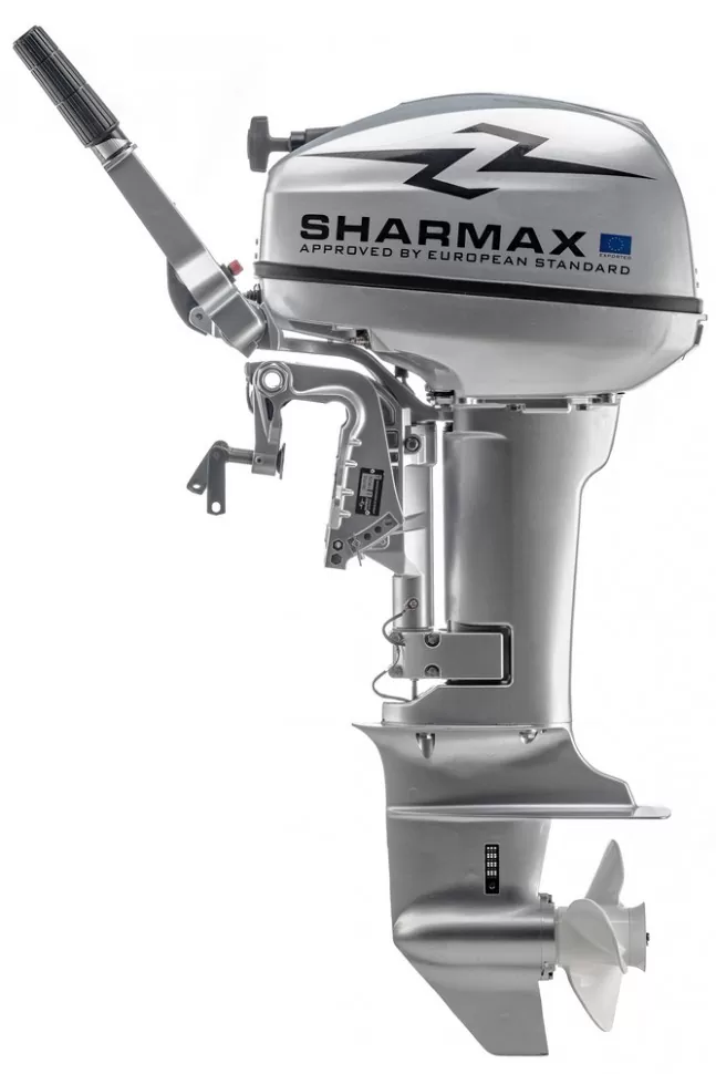 Лодочный мотор 2-х тактный Sharmax SM9.9HS