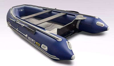 Лодка надувная моторная Solar-420 jet tunnel