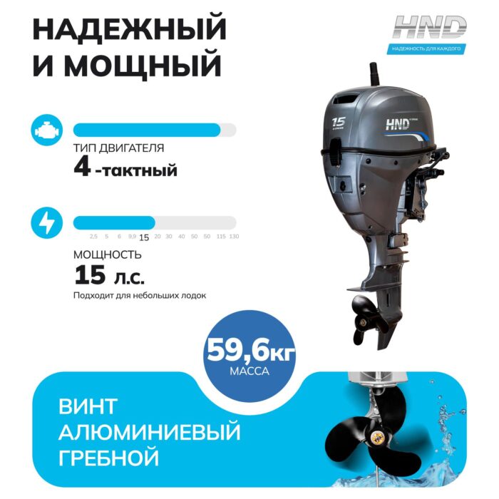 Лодочный мотор Honda HND OB15 FEHBS