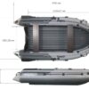 Лодка ПВХ SKAT Тритон 370NDFi с интегрированным фальшбортом